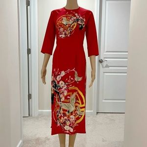 New beautiful Ao dai size M Vietnamese (US size 2)